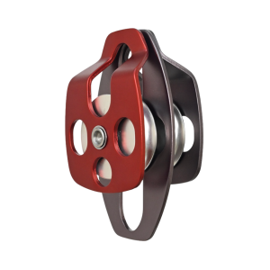 KARAM Safety Aluminium Double Pulley Single Side Attachment AP013 | 36kN Double Sheave Pulley